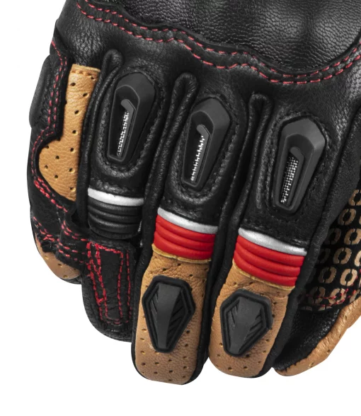Rynox Storm Evo 3 Black Sand Brown Riding Gloves 8