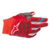 Alpinestars Aviator Red Grey Motocross Riding Gloves