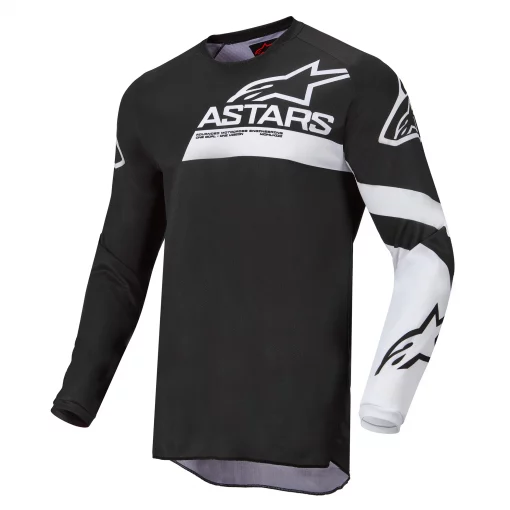 Alpinestars Fluid Chaser Black White Motocross Jersey