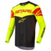 Alpinestars Fluid Tripple Black Yellow Motocross Jersey
