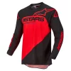 Alpinestars Racer Supermatic Black Bright Red Motocross Jersey