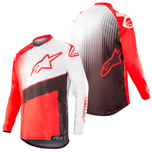 Alpinestars Racer Supermatic Red Black White Motocross Jersey