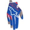 Alpinestars Radar Blue Red White Motocross Riding Gloves