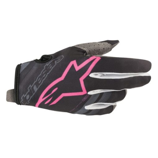 Alpinestars Radar Dark Navy Pink Motocross Riding Gloves