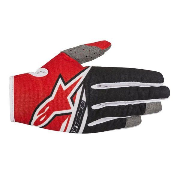 Alpinestars Radar Flight Red Black Motocross Riding Gloves