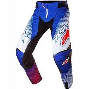 Alpinestars Techstar Factory Blue White Motocross Riding Pant