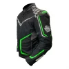 BBG Grand Prix Race Hump Black Fluorescent Green Riding Jacket 2