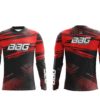 BBG Motocross Black Red Riding Jersey