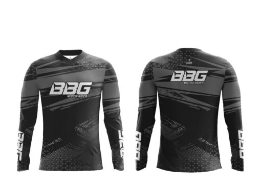 BBG Motocross Black Riding Jersey