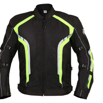 BBG XPlorer Black Fluorescent Yellow Riding Jacket 6