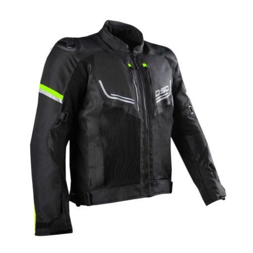 DSG AIRE Black Yellow FLuo Riding jacket 2