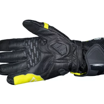 DSG Pro GP Black Fluo Yellow Riding Gloves 2