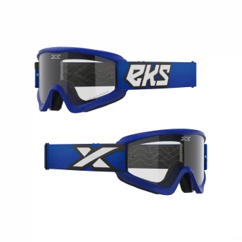 EKS Flat Out Royal Blue Goggles Clear Lens