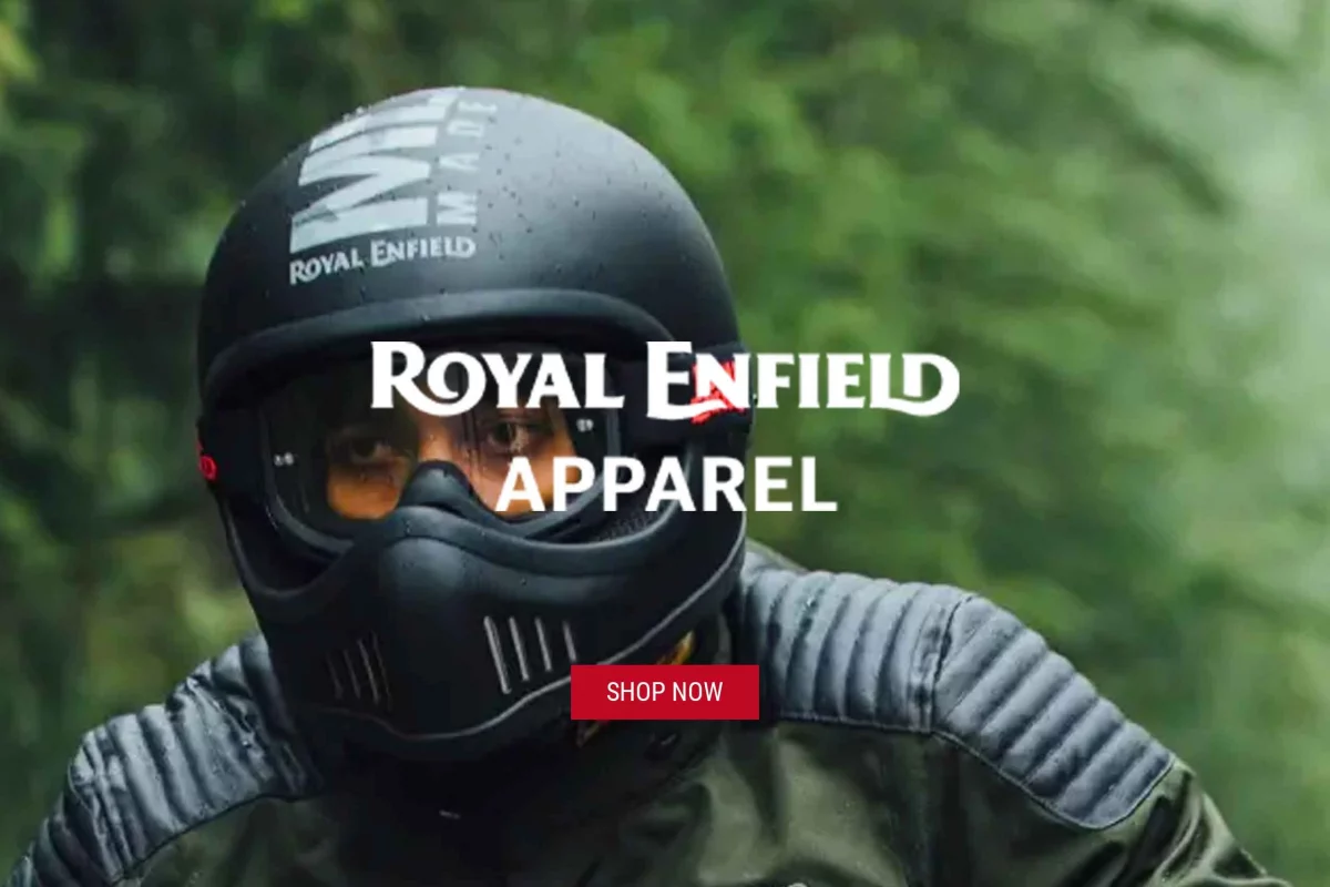 Royal Enfield Helmets Banner