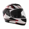 TVS Racing XPOD Dual Tone Black White Red Helmet