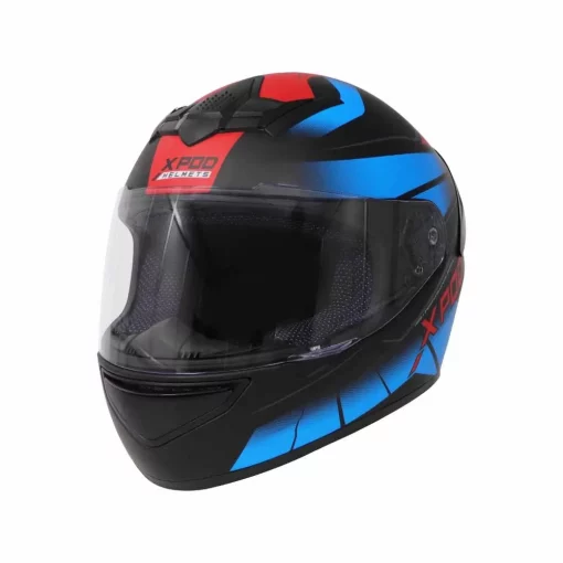 TVS Racing XPOD Dual Tone Blue Red Helmet 2