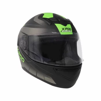 TVS Racing XPOD Dual Tone Neon Grey Helmet