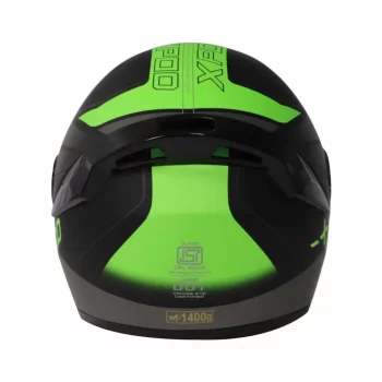 TVS Racing XPOD Dual Tone Neon Grey Helmet 6