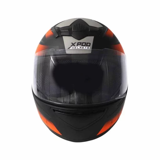 TVS Racing XPOD Dual Tone Orange Grey Helmet 5