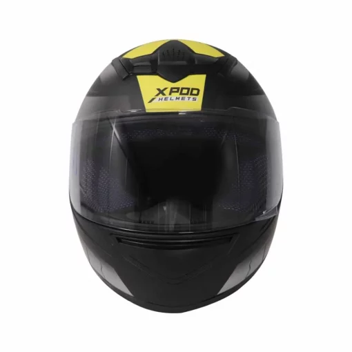 TVS Racing XPOD Dual Tone Yellow Grey Helmet 5