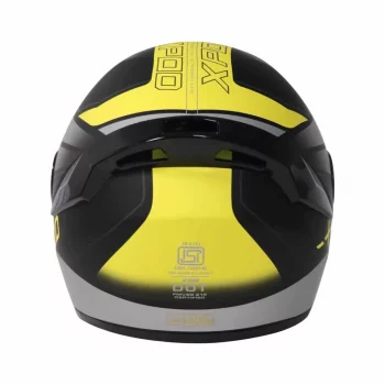 TVS Racing XPOD Dual Tone Yellow Grey Helmet 6