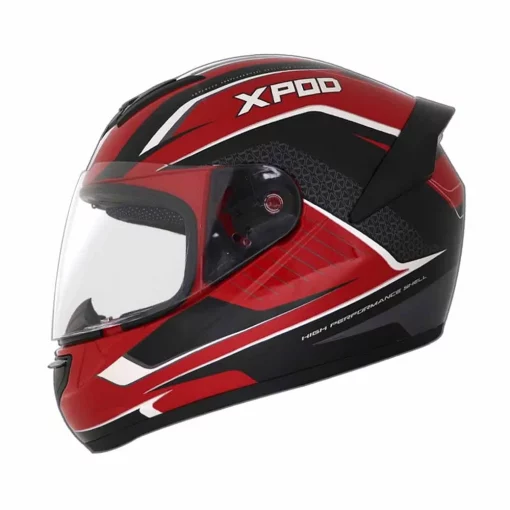 TVS Racing XPOD Dynamic Dual Tone Red Helmet 5