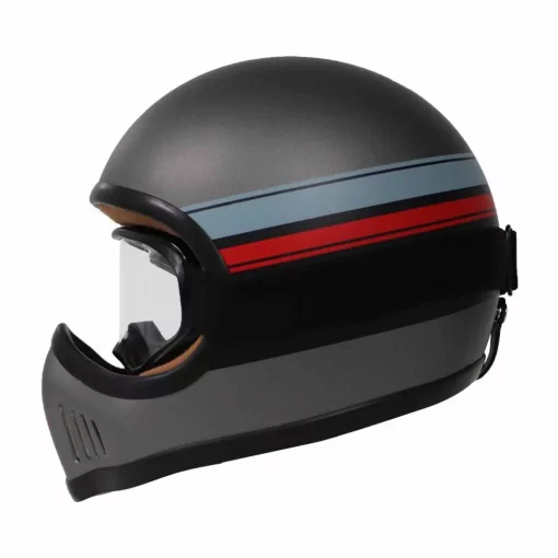 TVS Uber Avenue Grey Riding Helmet 4