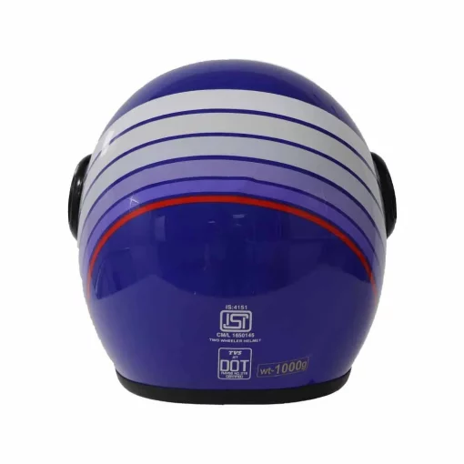 TVS Urban Cobalt Blue Riding Helmet 4