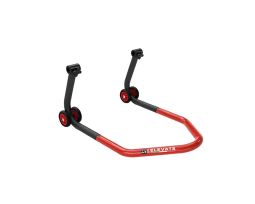 LV8 U Stand Rear Paddock Stand Black Red V Fork Cursors