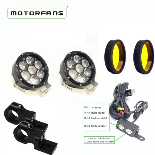 MotorFans L7 V3 Motorcycle Aux Lighting Kits