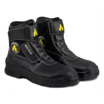 Orazo PICUS VWP Motorcycle Black Riding Boots