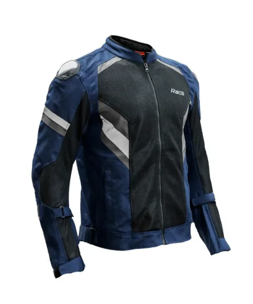 Raida Frigate Motorcycle Navy Blue Riding Jacket