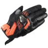 RS Taichi Armed Mesh Neon Red Riding Gloves