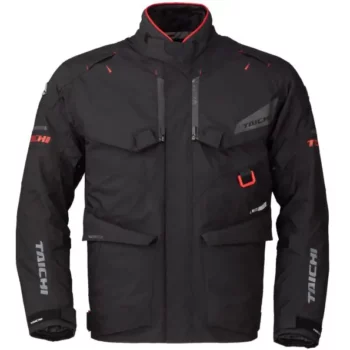 RS Taichi Drymaster Kompass Black Red Riding Jacket