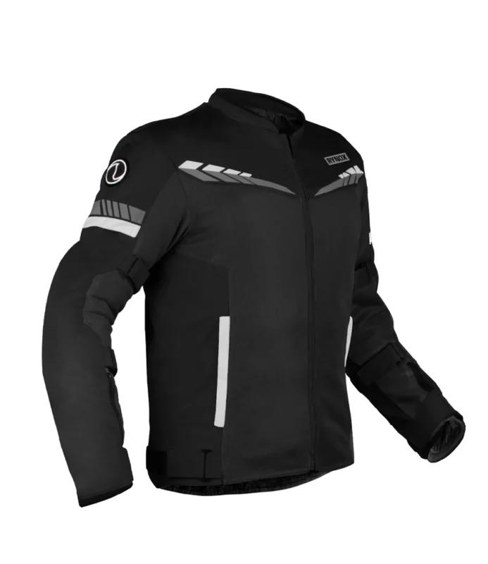 Rynox Air GT 4 Black White Riding Jacket