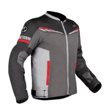 Rynox Air GT 4 Dark Grey Red Riding Jacket