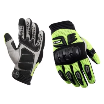 Axor Air Stream Black Neon Green Riding Gloves