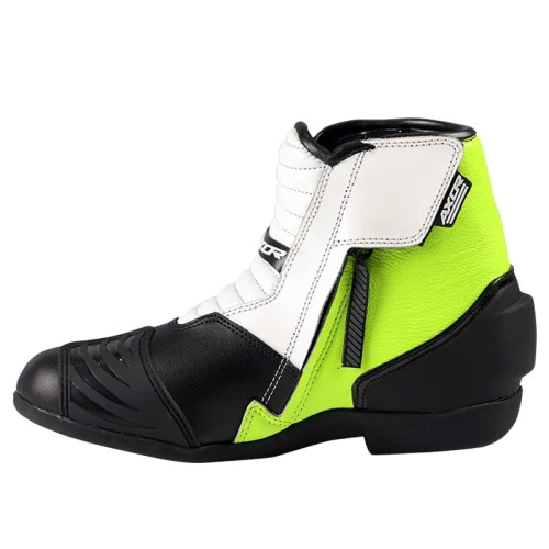 Axor Slicks Black Neon Green Riding Boots 6
