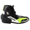 Axor Slicks Black Neon Green Riding Boots 8