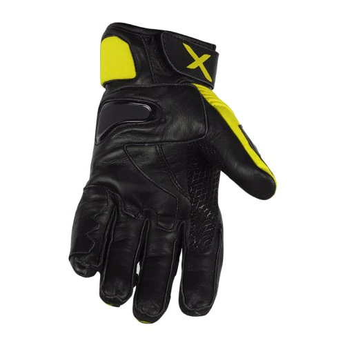 Axor Spyder Black Neon Yellow Riding Gloves 3