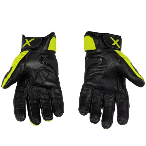 Axor Spyder Black Neon Yellow Riding Gloves 4
