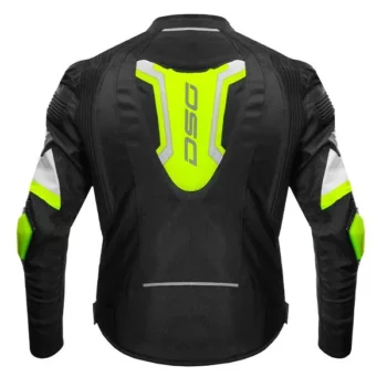 DSG Race Pro V2 Black Yellow Fluo Riding Jacket 3