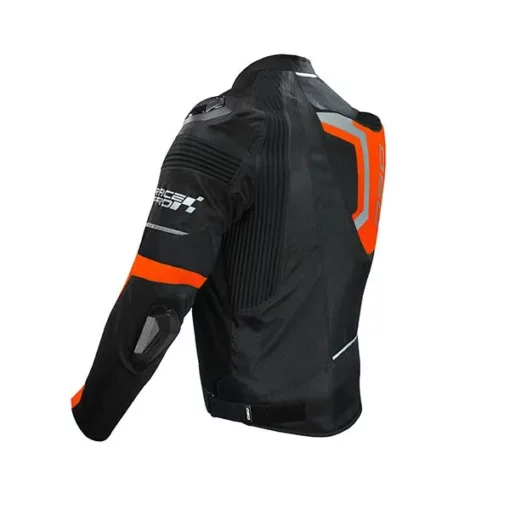 DSG Race Pro V2 Orange Fluo Black Riding Jacket 5