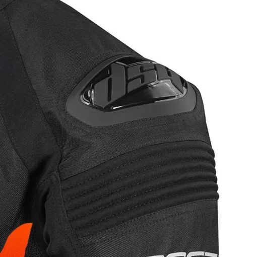 DSG Race Pro V2 Orange Fluo Black Riding Jacket 7