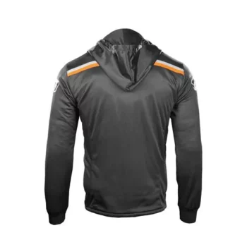 DSG Urban Rider Black Red Fluo Riding Hoodie 2