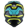 KYT Jumpshot 3 Black Aqua Helmet 2