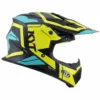 KYT Jumpshot 3 Black Aqua Helmet 3