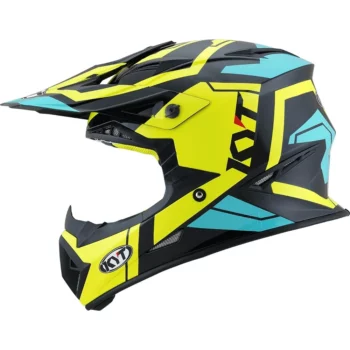 KYT Jumpshot 3 Black Aqua Helmet