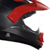 Royal Enfield Escapade Black Red Full Face Helmet 3