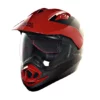 Royal Enfield Escapade Black Red Full Face Helmet 4